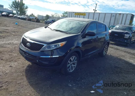2016 Kia Sportage Lx из США, поврежденный, VIN KNDPBCACXG7808764